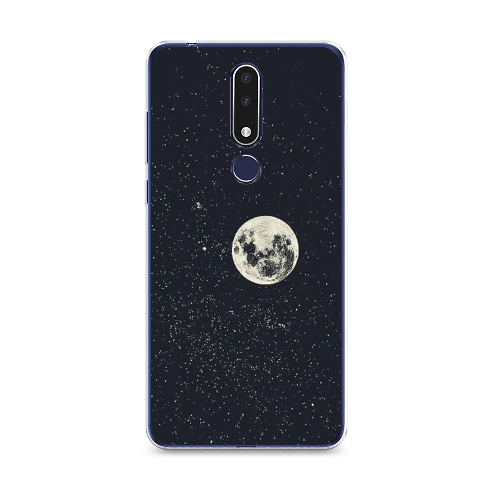 

Чехол на Nokia 3.1 Plus "Полнолуние", Красный, 122850-2