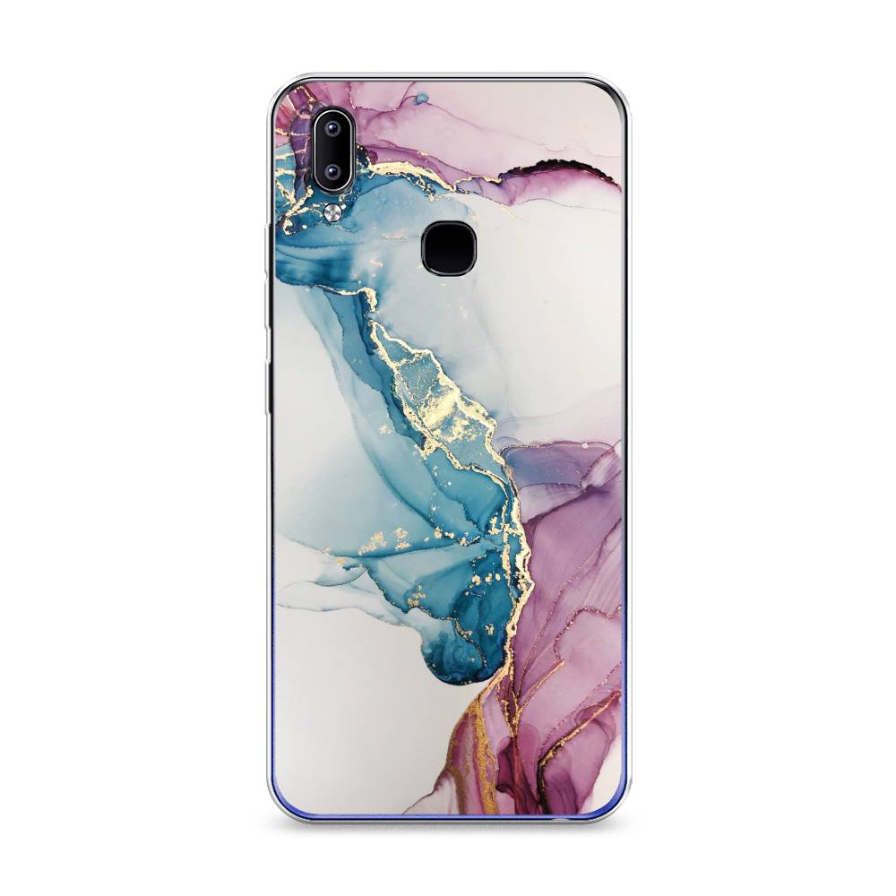 

Чехол для Vivo Y93/Y93 lite "Розовые разводы рисунок", 262950-3
