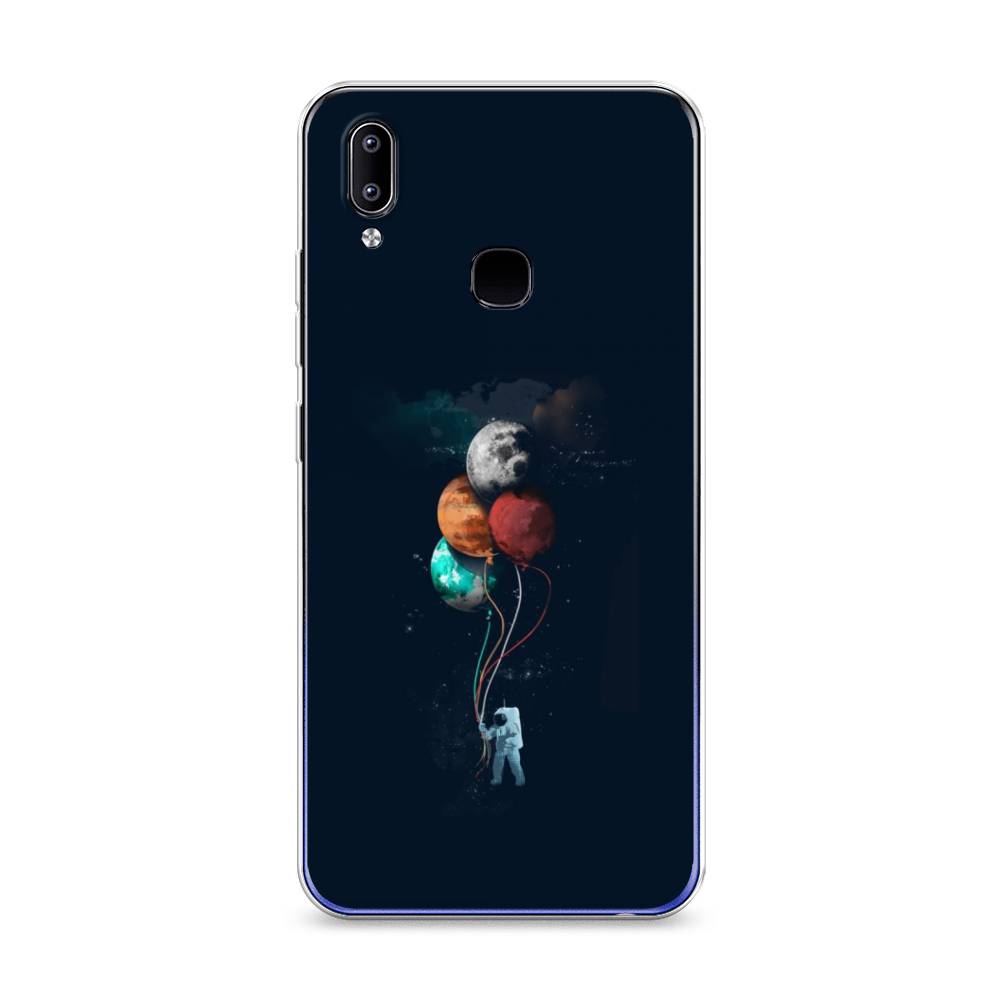 

Чехол для Vivo Y93/Y93 lite "Космонавт с шариками", Разноцветный, 262950-4
