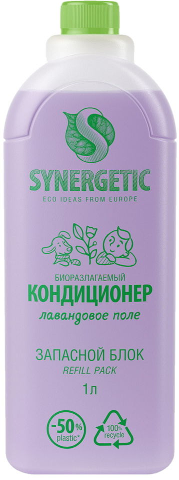 фото Запасной блок кондиционера для белья synergetic лавандовое поле 1л