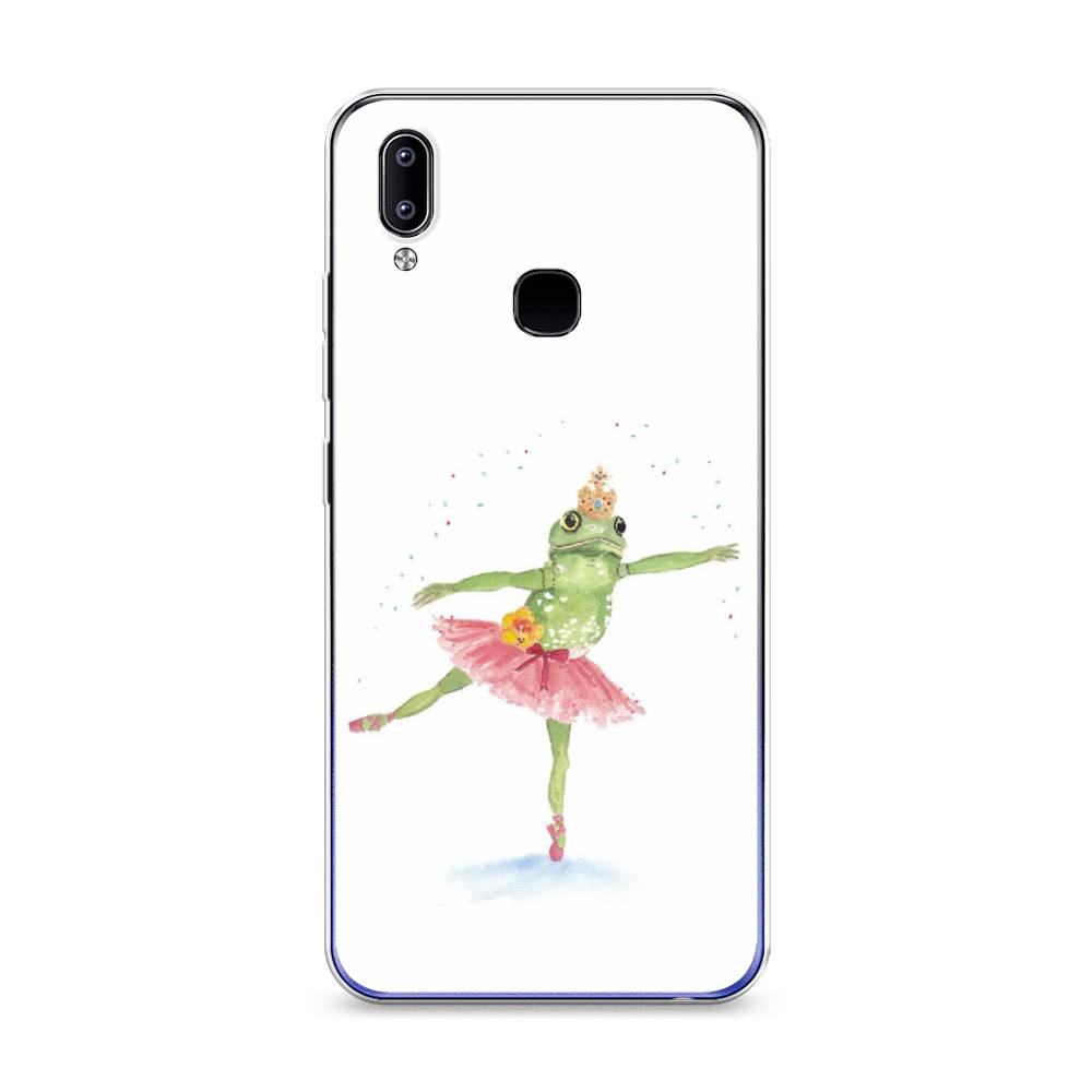 

Чехол для Vivo Y93/Y93 lite "Лягушка-балерина", Зеленый, 262950-4
