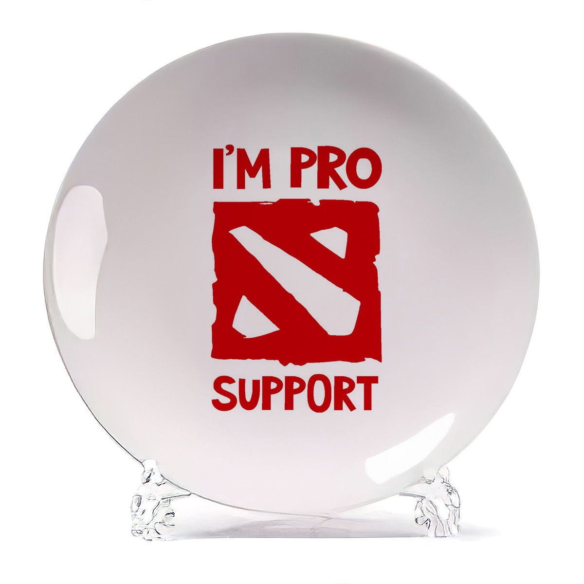 

Тарелка CoolPodarok Im pro support, Im pro support