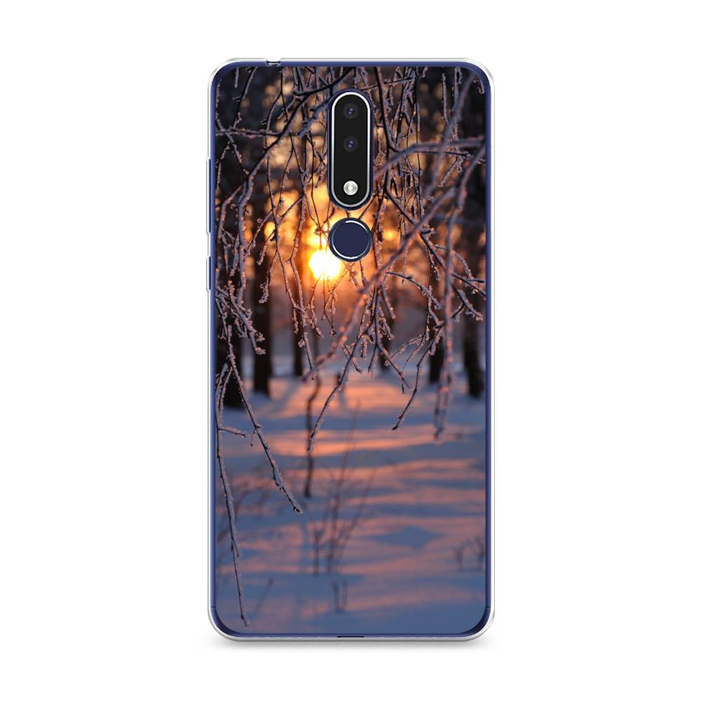 

Чехол на Nokia 3.1 Plus "Зима 7", Оранжевый;розовый;черный, 122850-2
