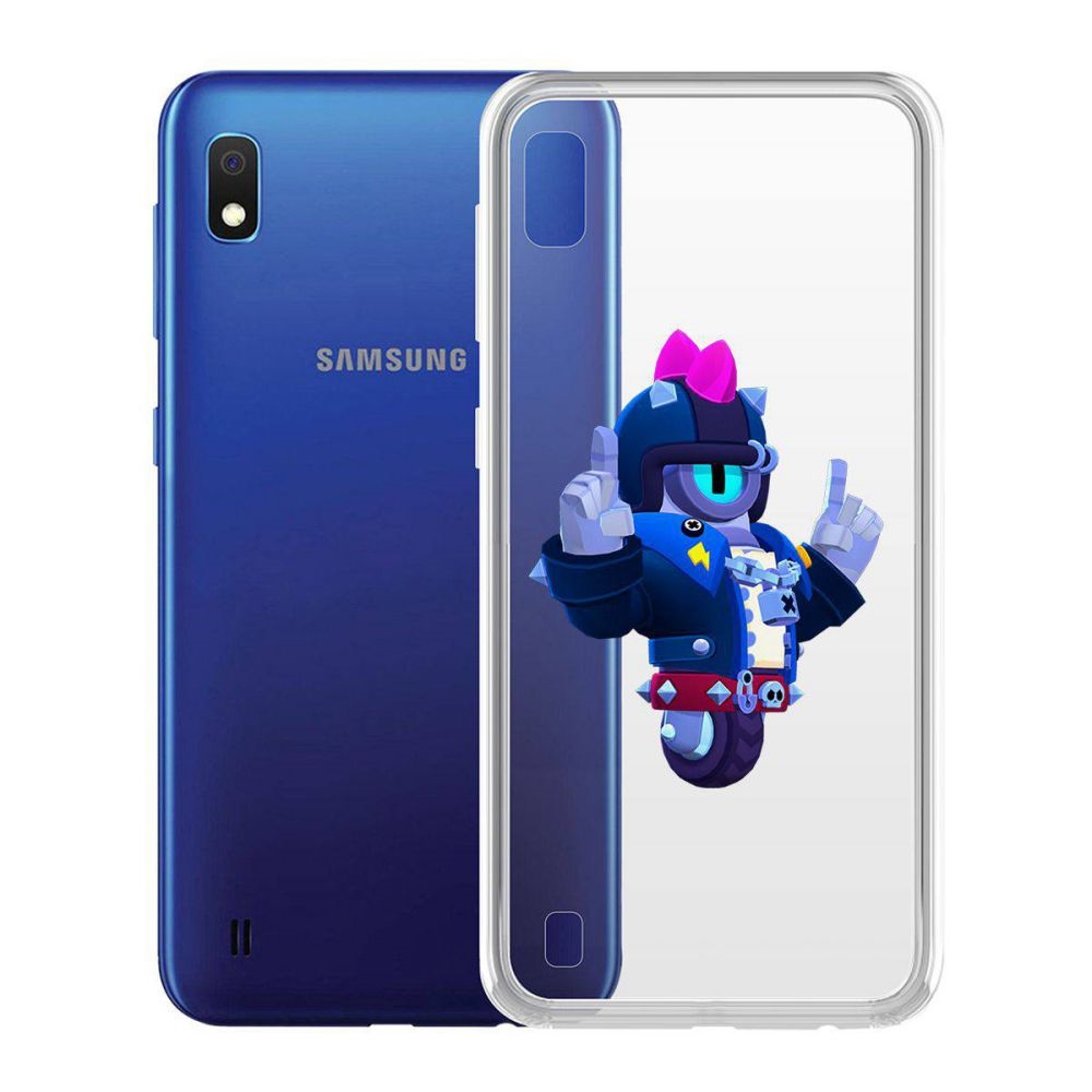 Чехол-накладка Brawl Stars-Дикий Сту для Samsung Galaxy A10 (A105)