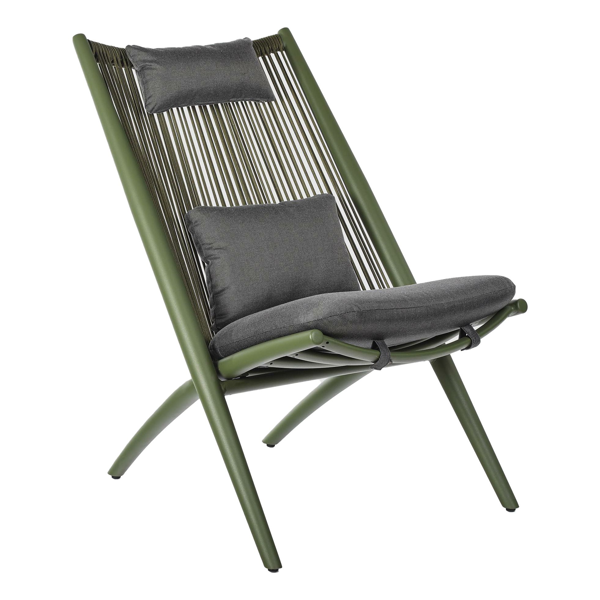 Кресло Bizzotto Aloha зеленое 84 х 66 х 98 см