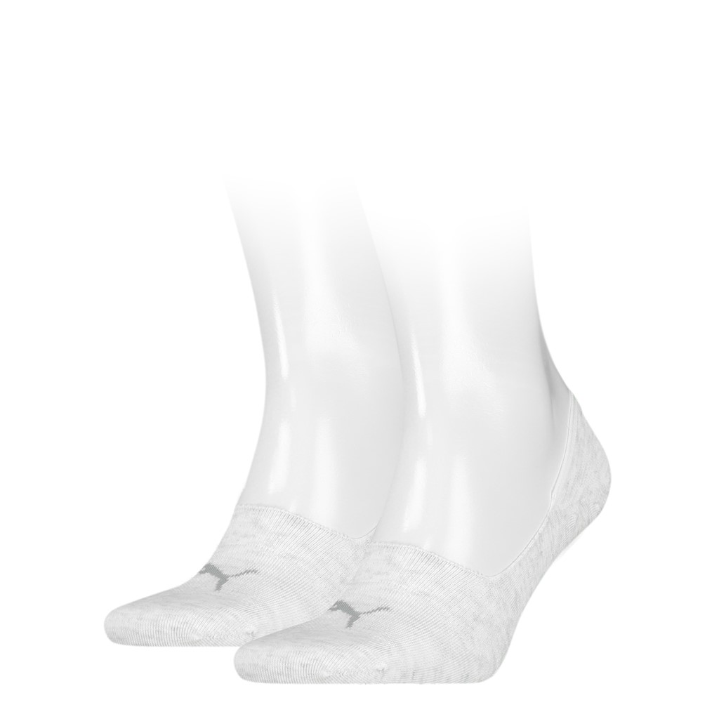 

Комплект носков мужских PUMA Footie Socks 2P Unisex серых 39-42, Footie Socks 2P Unisex