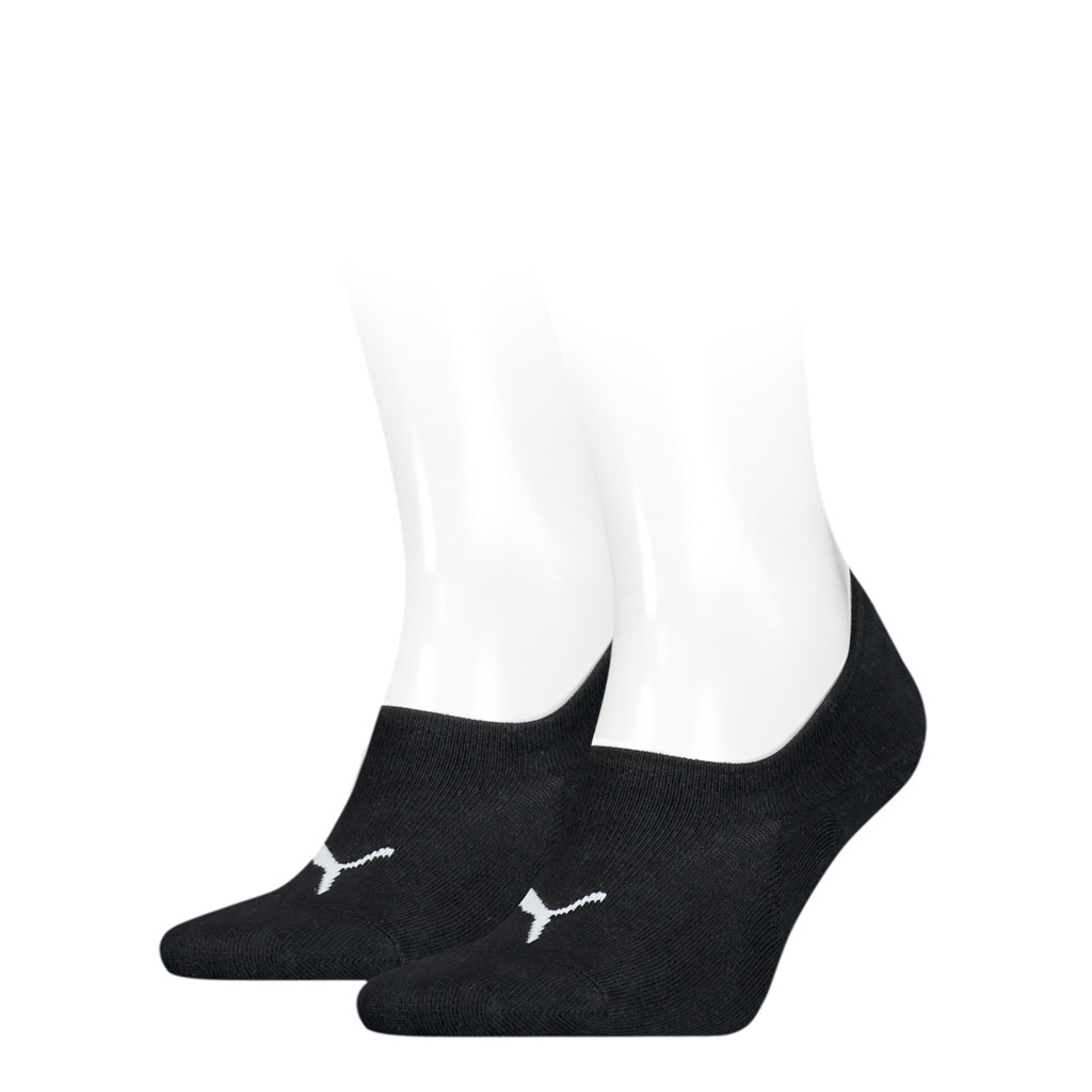 Комплект носков мужских PUMA Unisex Footie 2P High Cut черных 39-42