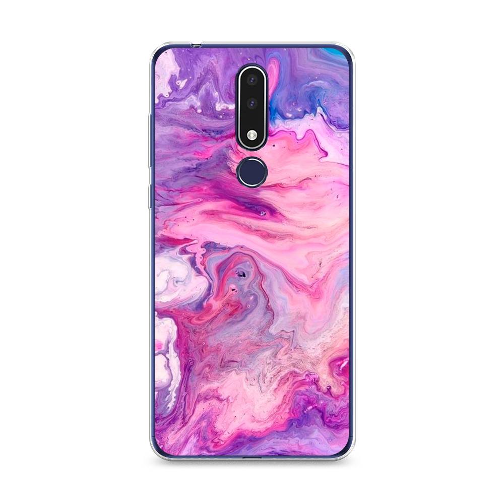 Чехол на Nokia 3.1 Plus  Нежно-розовая абстракция