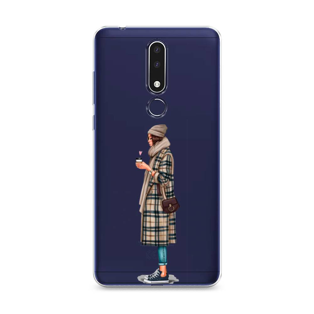 

Чехол на Nokia 3.1 Plus "Утренний кофе", Коричневый;бежевый, 122850-6