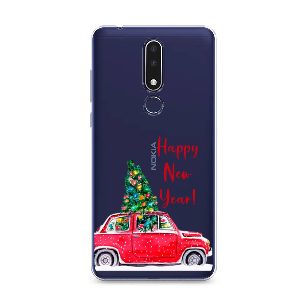 

Чехол на Nokia 3.1 Plus "Happy New Year", Красный;зеленый, 122850-5