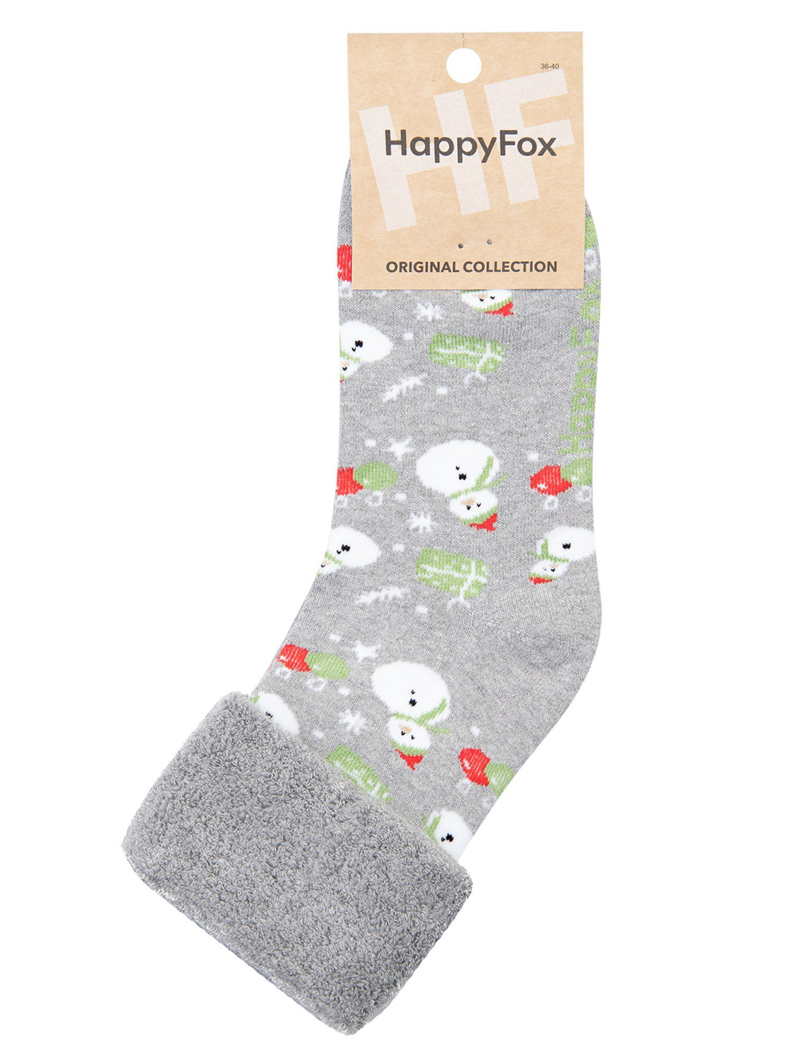 Носки женские HappyFox 3125 серые 36-40