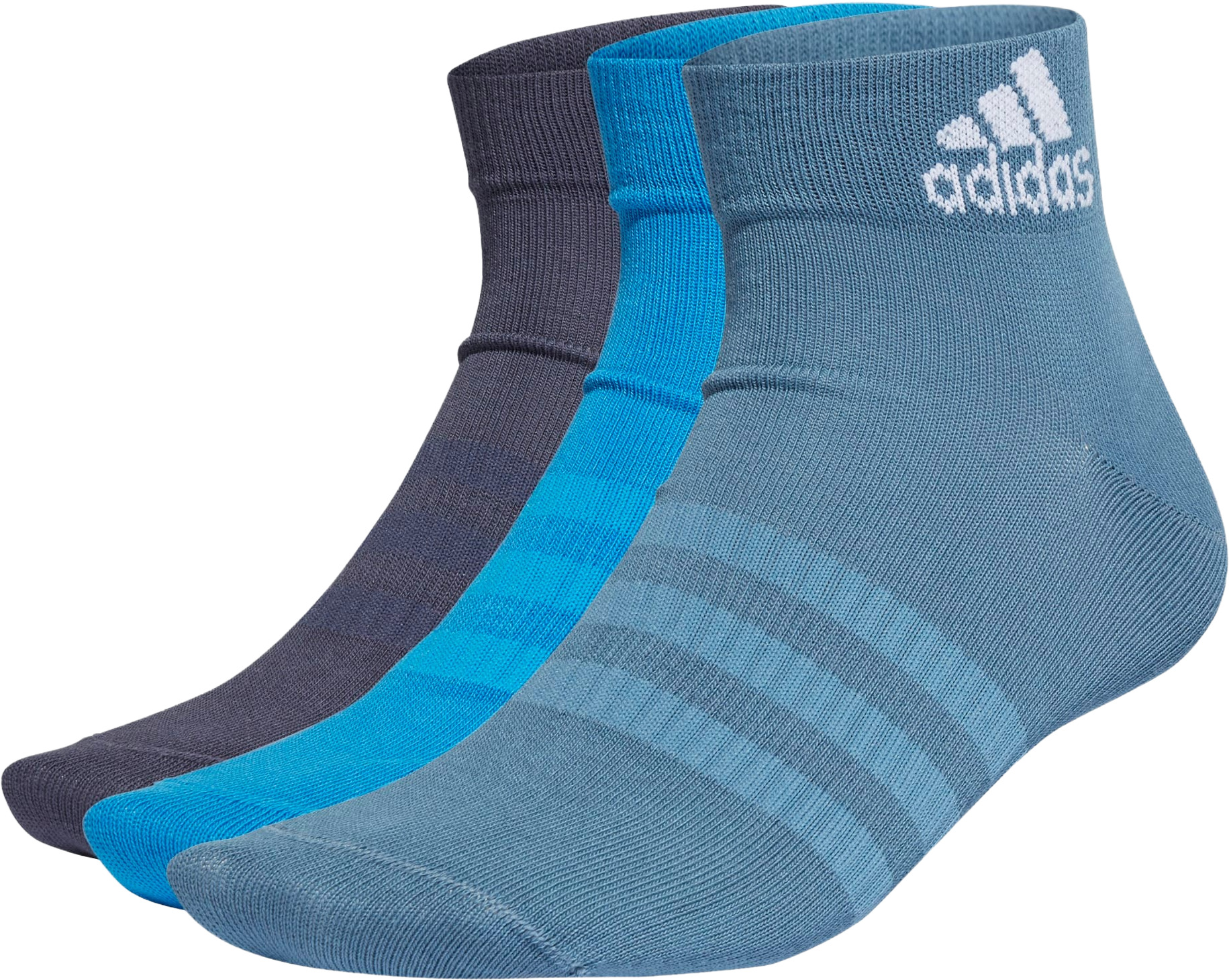 

Комплект носков мужских Adidas Light Ank 3Pp синих 45-46, Light Ank 3Pp