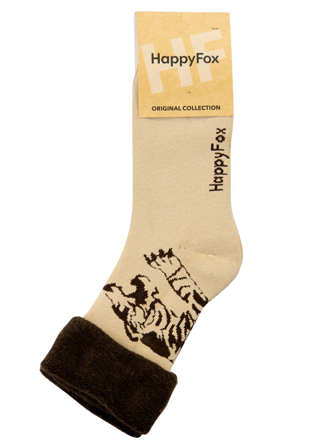 

Носки женские HappyFox 3125 бежевые 36-40, 3125