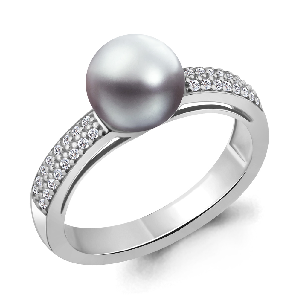 

Кольцо из золота р.  AQUAMARINE 961463Ч_585_бз, 961463Ч_585_бз