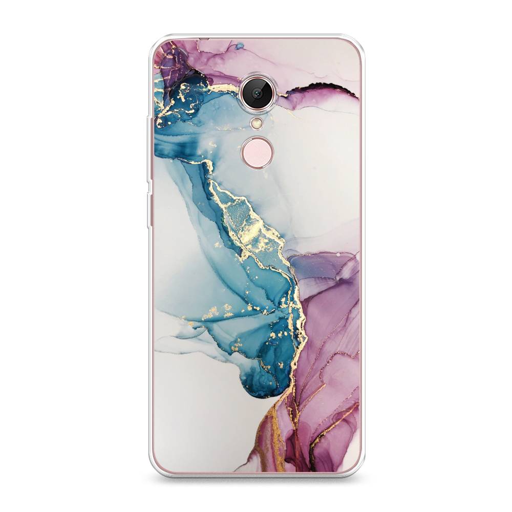 

Чехол на Xiaomi Redmi 5 "Розовые разводы рисунок", 33050-3