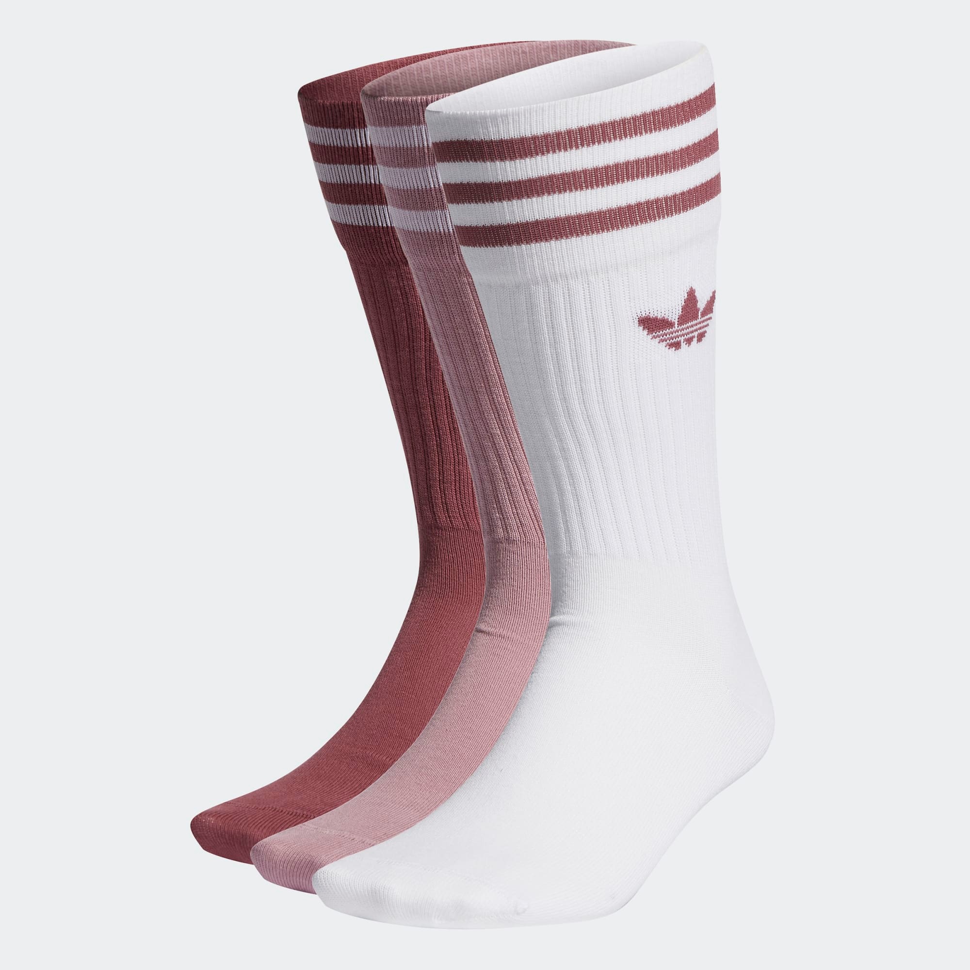 фото Комплект носков мужских adidas solid crew socks белых 43-46