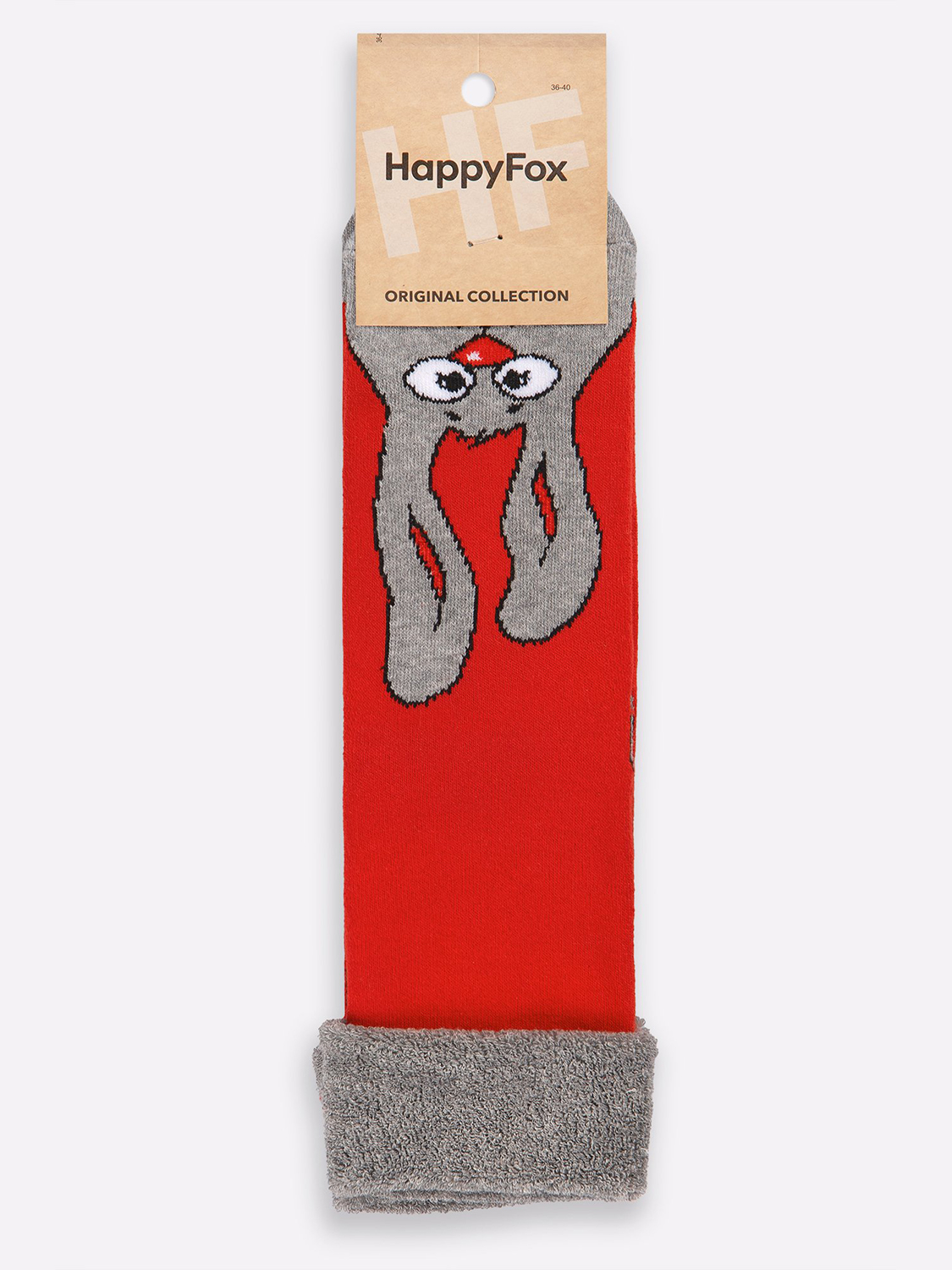 

Носки женские HappyFox 3125 красные 36-40, 3125