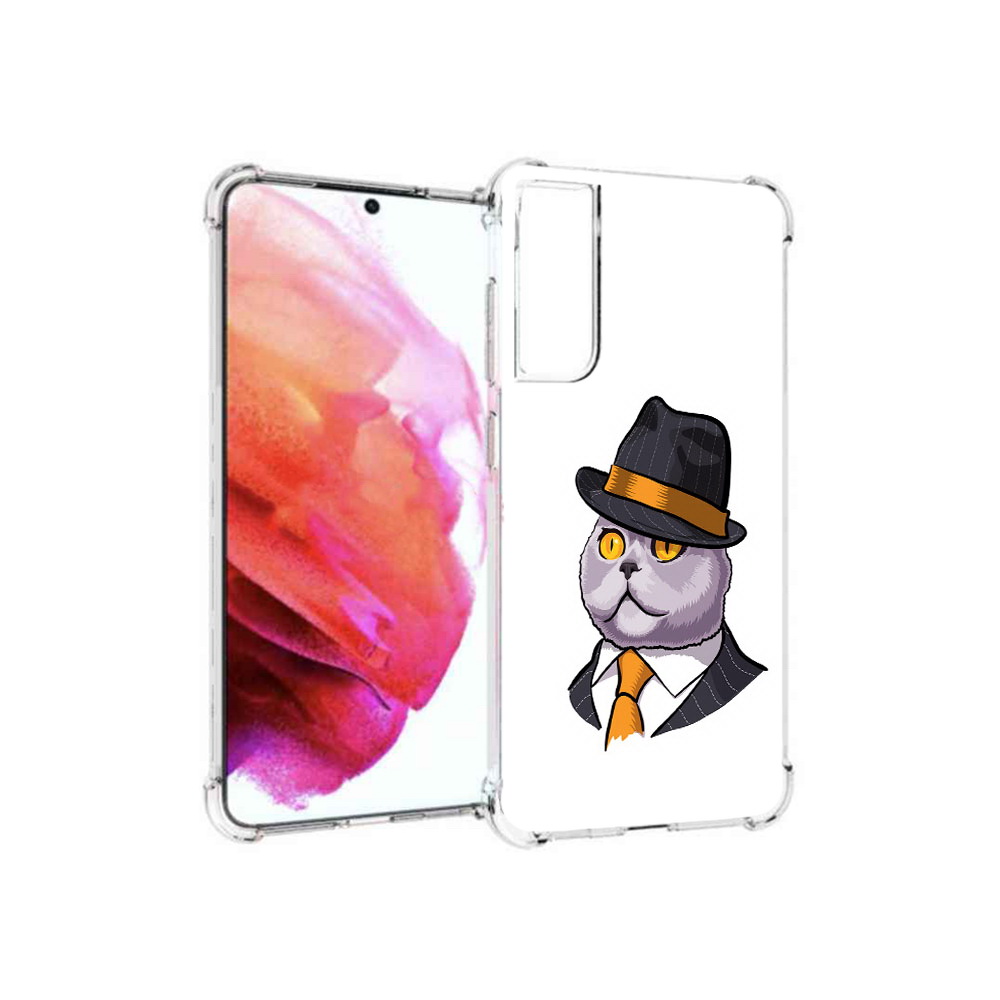 

Чехол MyPads Tocco для Samsung Galaxy S21 FE британец, Прозрачный, Tocco