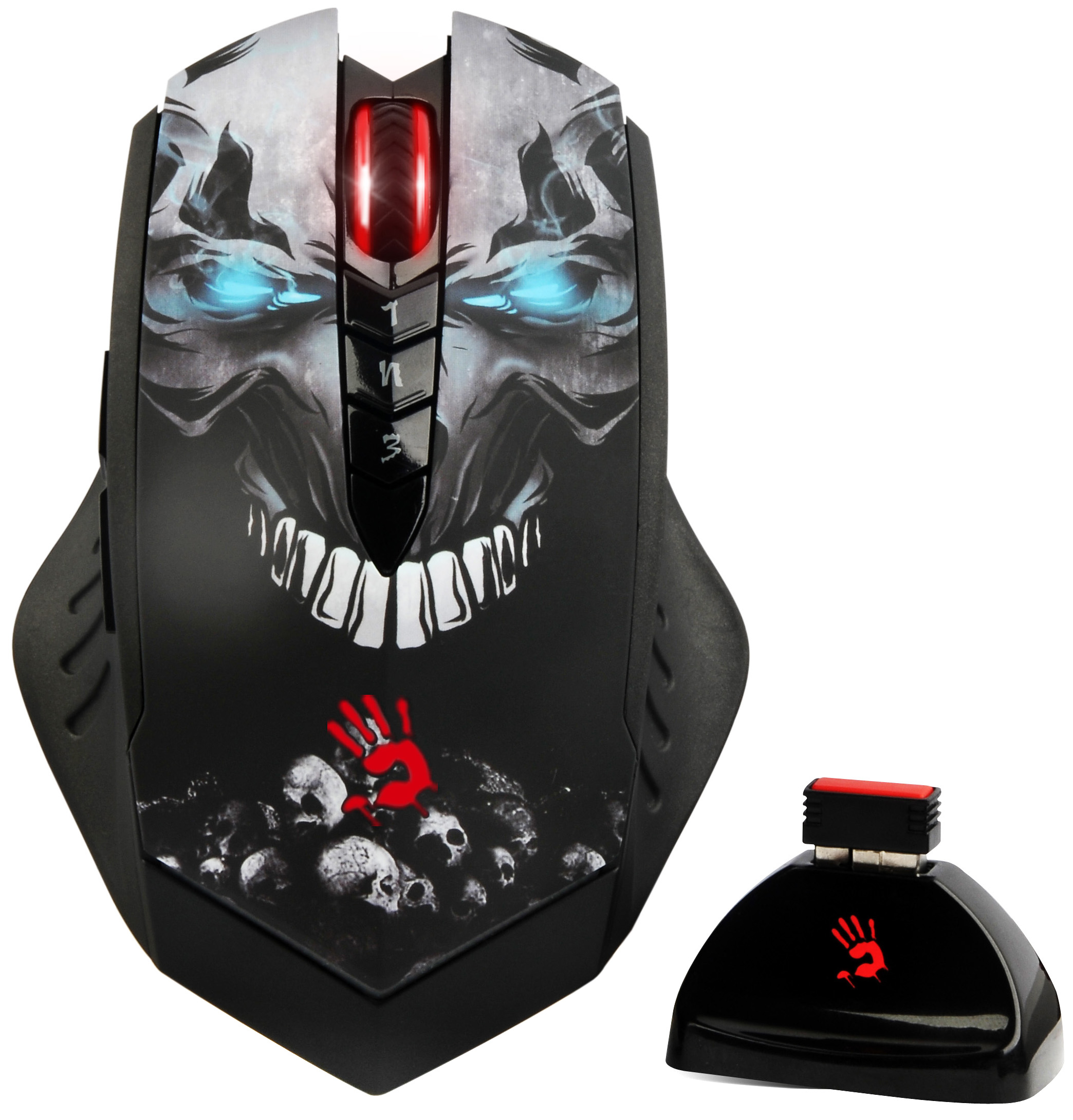 фото Проводная/беспроводная игровая мышь a4tech r8 black