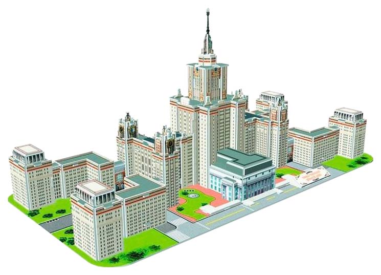 

Модель для сборки cubic fun МГУ