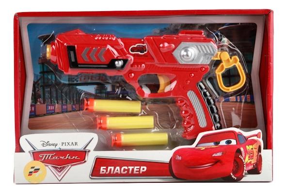 

Бластер Играем Вместе disney тачки, с мягкими патронами в 25x4,5x20 см, Тачки
