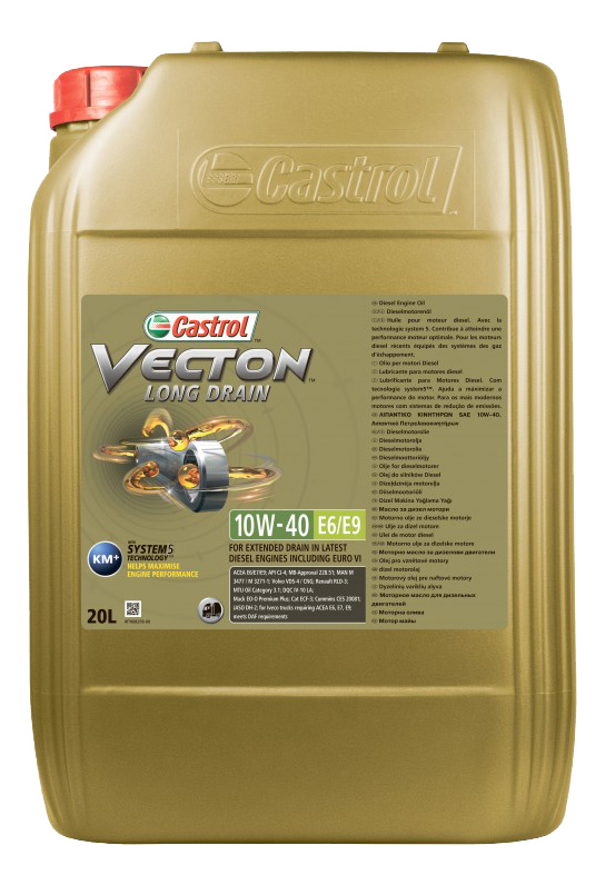фото Моторное масло castrol vecton long drain 10w-40 20л