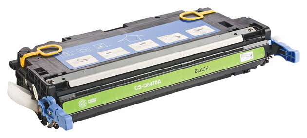 Тонер-картридж для лазерного принтера CACTUS CS-Q6470A черный, совместимый