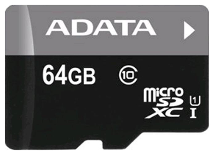 

Карта памяти ADATA Micro SDXC Premier AUSDX64GUICL10-R 64GB, aUSDX64GUICL10-R