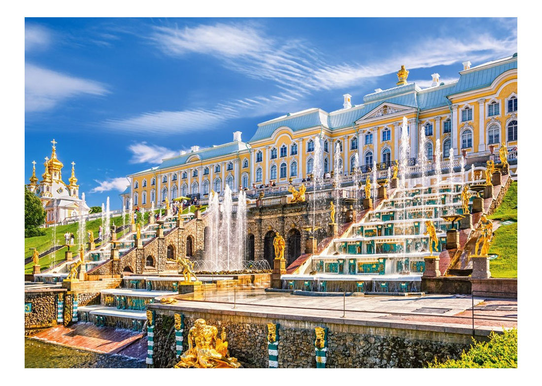 

Пазл Castorland улица 1000 деталей, Петергоф