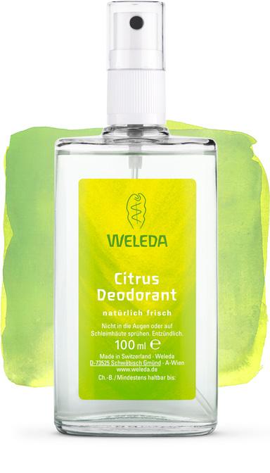 Дезодорант WELEDA Цитрусовый 100 мл weleda citrus 24h deo roll on цитрусовый дезодорант 24 часа 50 мл
