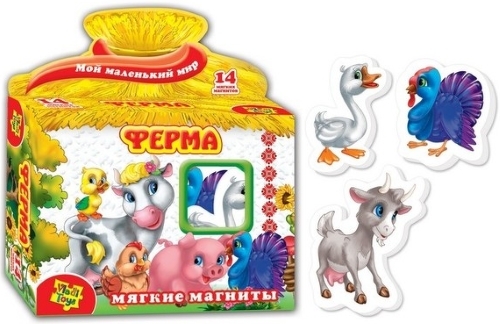 

Мягкие магниты Vladi Toys Ферма (VT3101-03), Ферма