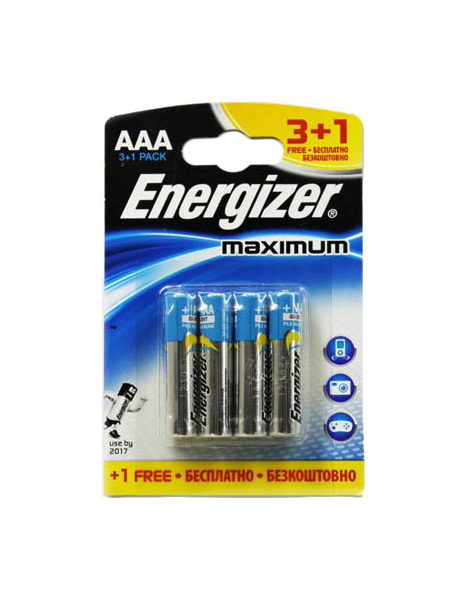 

Батарейка Energizer Maximum 1451270 4 шт, Maximum