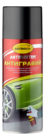 

Антигравий черный ASRTOhim, антигравий Antiruster АС-477, 520мл, черный