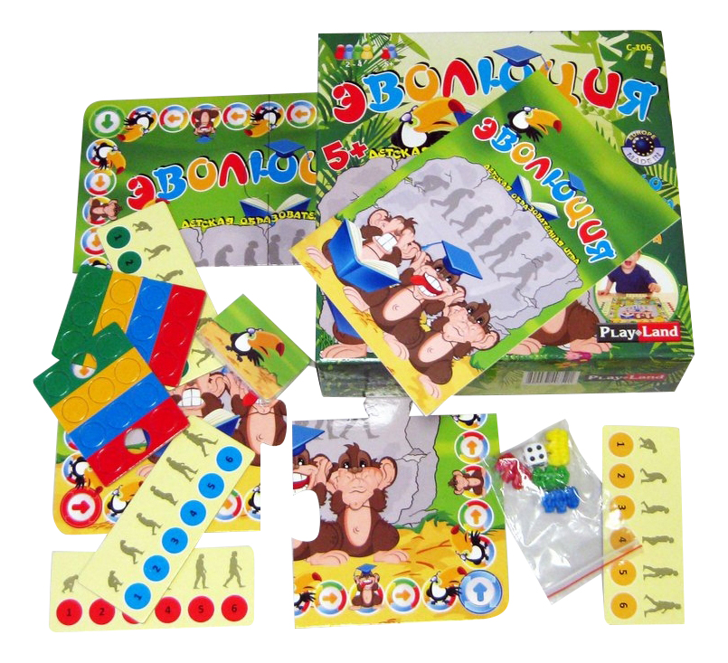 

Семейная настольная игра PlayLand Эволюция