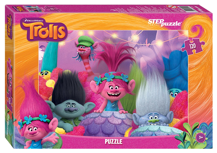 

Пазл Step Puzzle тролли 120 деталей, 120 trolls в ассортименте 75141