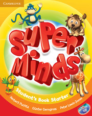 фото Super minds starter sb+dvd cambridge university press