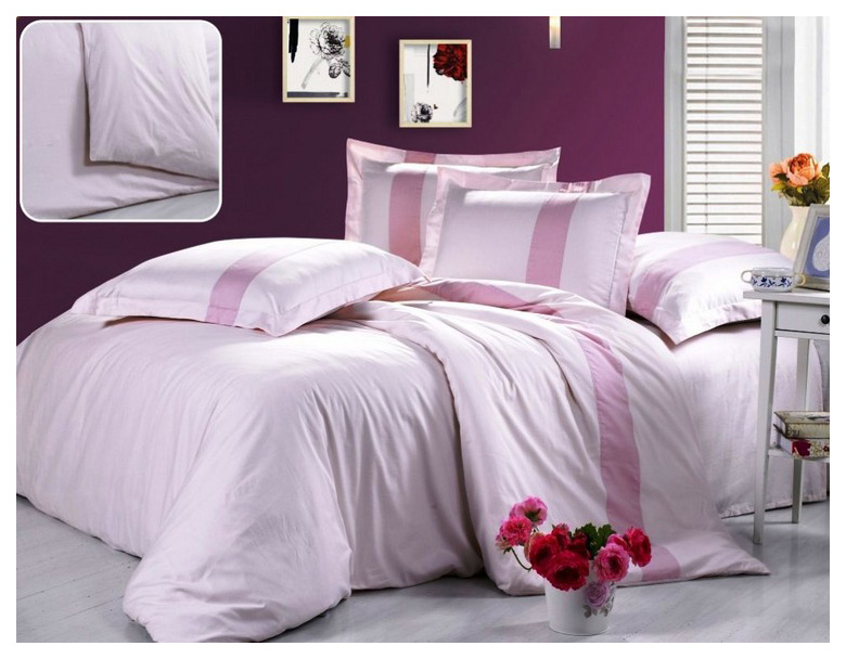 

Комплект постельного белья Valtery home collection семейный, Фиолетовый, OD-23