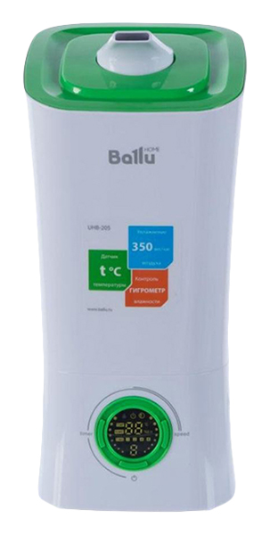 

Увлажнитель воздуха Ballu UHB-205 White/Green, UHB-205