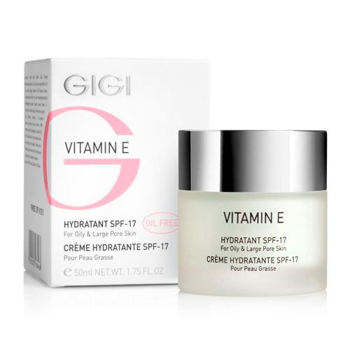 Купить Крем для лица GIGI Vitamin E Увлажняющий для жирной кожи SPF 20 50 мл, Vitamin E Увлажняющий для жирной кожи SPF 17