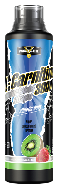 фото Maxler l-carnitine 3000, 500 мл, strawberry-kiwi