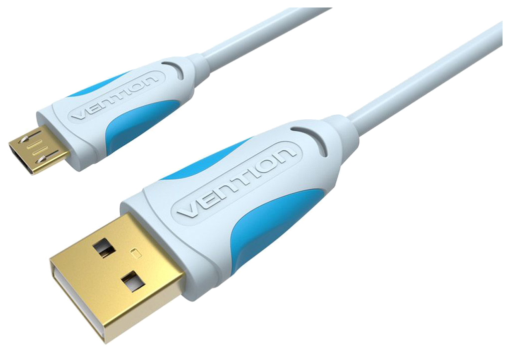 фото Кабель vention vas-a04-s200 usb 2,0 am/micro b 5pin-2м