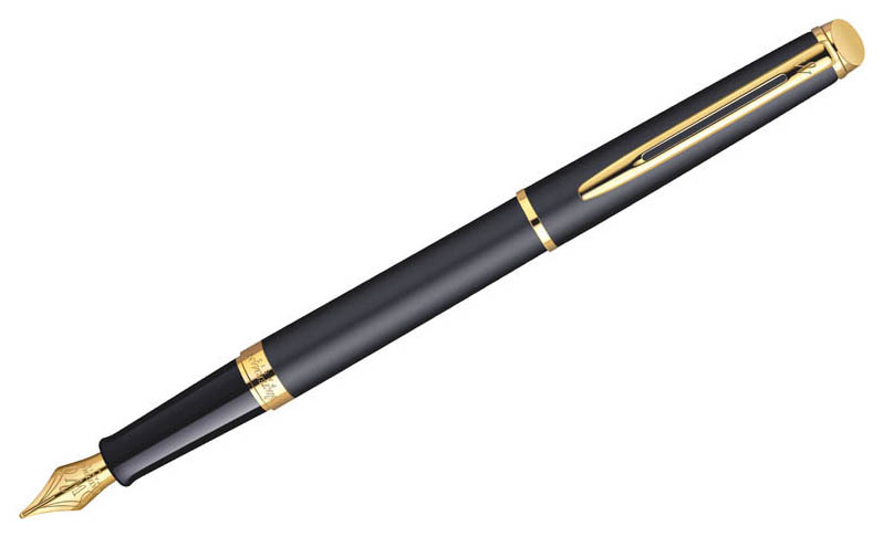 

Перьевая ручка Waterman Hemisphere - Matt Black GT F, s0920710