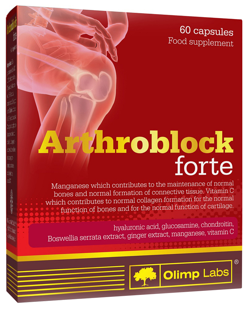 Глюкозамин хондроитин MSM Olimp Labs Arthroblock forte 60 капс.