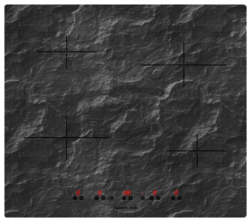 фото Встраиваемая варочная панель индукционная zigmund & shtain cis 239.60 bx grey