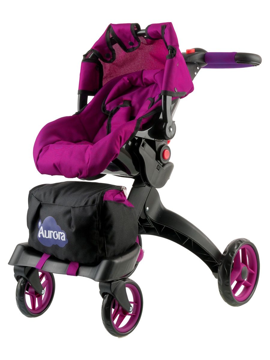 

Коляска-трансформер для кукол 12 в 1 Buggy Boom Aurora Фиолетовая, Aurora