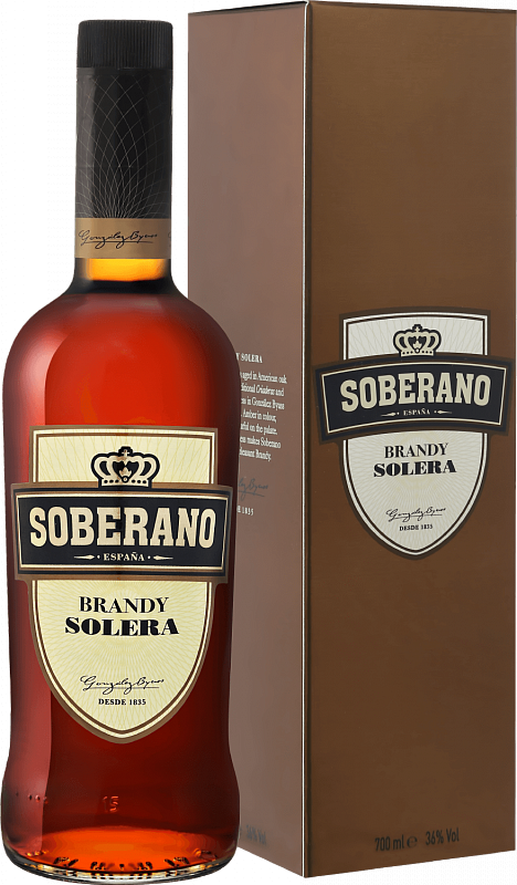 

Бренди Soberano Solera Gonzalez Byass (gift box), 700мл