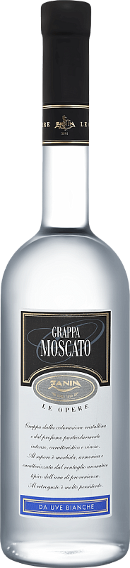

Grappa Le Opere Moscato Zanin