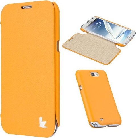 

Чехол Jisoncase для Samsung Note 2 N7100 Yellow, Желтый