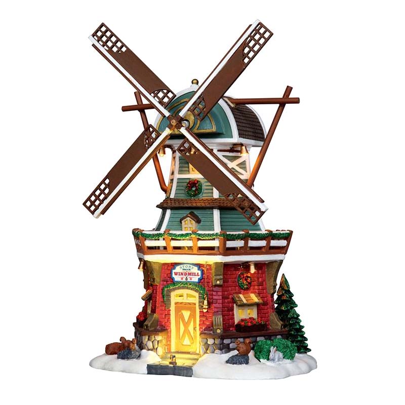 Новогодняя миниатюра Lemax Ветряная мельница 25384-lemax 15,5x22x30 см