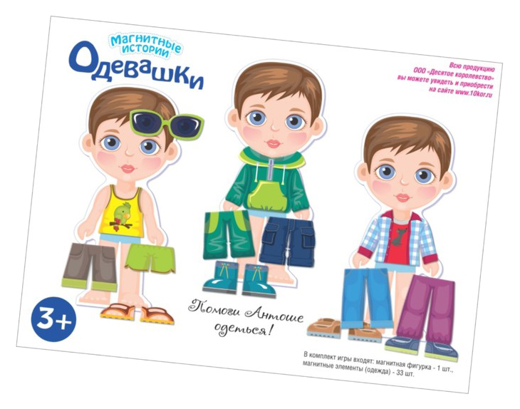 

Настольная игра Десятое Королевство Одевашки Антошка